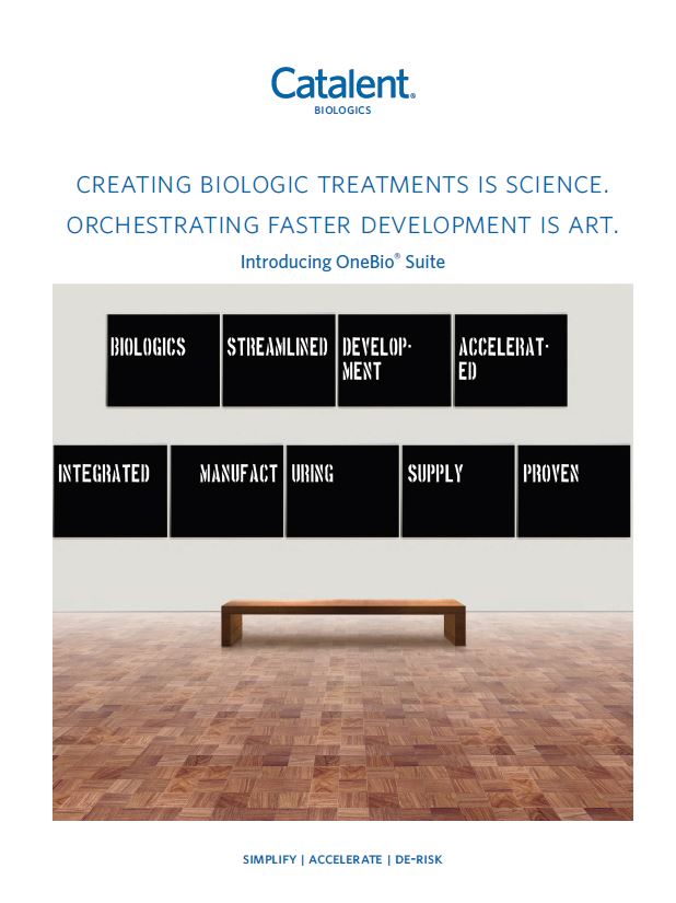Catalent Biologics OneBio Brochure